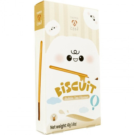 Tokimeki Sticks Bubble Tea Flavour - Lækre kakao kiksestænger med overtræk af chokolade med bubble milk tea smag - en unik smagsoplevelse i en super cute indpakning!