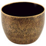Japansk Premium Sake Kop 85ml Antik Guld 24K Guinomi - Japansk 'Aftenmåne' sake kop forgyldt med en 24 karat antik finish, der æggende spiller med lys og mørke. Guinomi er en større, fyldigere sake kop end ochoko.