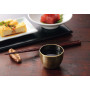 Japansk Premium Sake Kop 85ml Antik Guld 24K Guinomi - Japansk 'Aftenmåne' sake kop forgyldt med en 24 karat antik finish, der æggende spiller med lys og mørke. Guinomi er en større, fyldigere sake kop end ochoko.