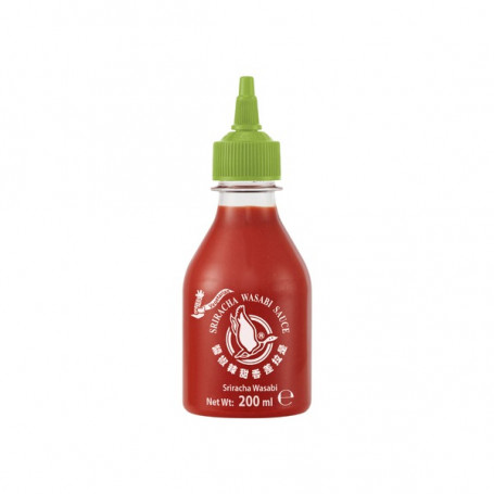Sriracha STOP MADSPILD (BEDST FØR 28/08/22) - Flying Goose Sriracha Wasabi 200ml JF08400