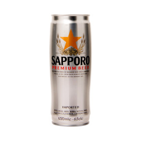 Øl Sapporo Premium Silver Can Øl 650ml ES03010