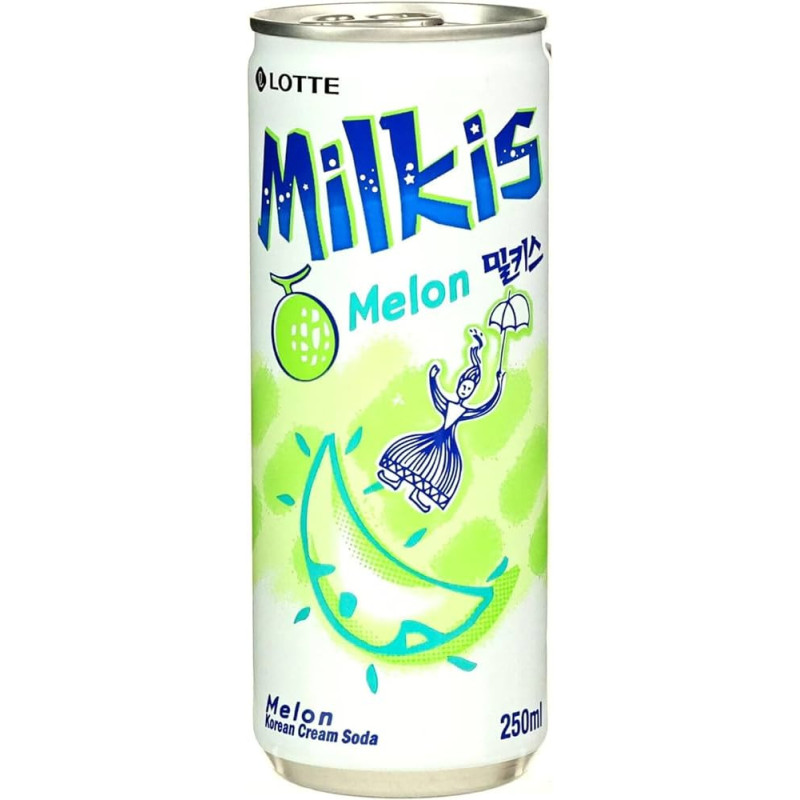 Milkis Korean Cream Soda 250ml - Melon & Yoghurt Sodavand