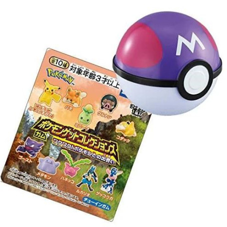 Takara Poké Ball Legends Arceus - Pokémon Figur m/Tyggegummi - Frembringer synet af sådan en Poké Ball ægte nostalgi? Det gør det i hvert fald for os! - og i den er der selvfølgelig en Pokémon figur og et tyggegummi :D