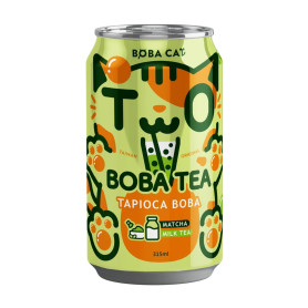 Bubble Tea Boba Cat Matcha Milk Tea 315ml QN08143