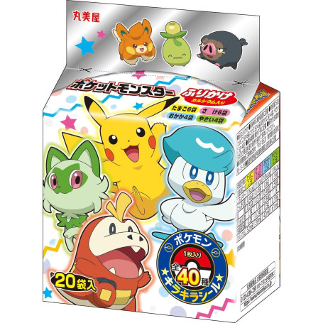 Marumiya Pokémon Mini Sprinkle Furikake 50g - Mega cute! (◕ᴥ◕) 20 små breve med lækker furikake krydderi i Pokémon indpakning fra Marumiya. Brug dem bl.a. til bento-bokse, onigiri eller risretter.