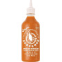 Flying Goose Sriracha Coconut Chili Sauce 455ml - Mild Sriracha chilisauce med cremet kokosmælk! Fantastisk aromatisk chilisauce fra Thailand fremstillet hos den originale producent, Flying Goose.