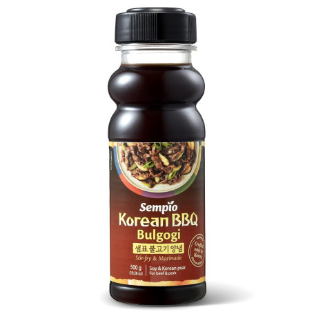 Sempio Korean BBQ Bulgogi Marinade 500g - Fantastisk sød og fyldig barbecue-sauce fra Sempio, der både er din perfekte følgesvend til en sommer grill-aften eller til en gennemført Korean BBQ-oplevelse!