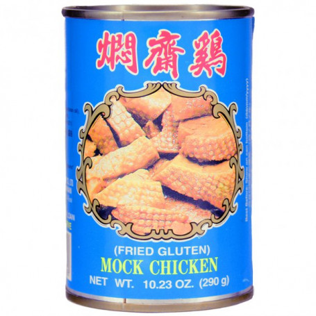 Konserves Wu Chong Mock Chicken - Vegansk Imiteret Kylling 290g BP70060
