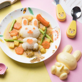 Tilbehør Ris Form - Kanin m/Shamoji Ris Ske SM-002 VF50311-u