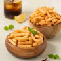 Nongshim Saeukkang Hot & Spicy Kimchi Shrimp Snack - Luftige snacks fra koreanske Nongshim med rejesmag og et fantastisk Hot & Spicy kimchi-krydderi. Suveræn sammen med en iskold øl eller dyppelse!