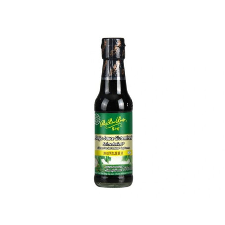 Pearl River Bridge Glutenfri Soja Sauce Reduceret Salt 150ml - Kinesisk glutenfri sojasauce med et væsentligt reduceret saltindhold, der fungerer perfekt til både dyppelse og madlavning.