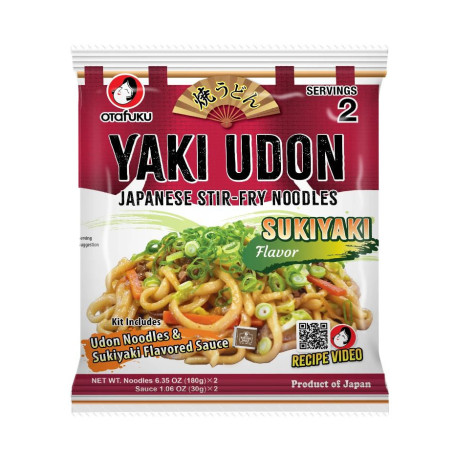 Otafuku Yaki Udon Sukiyaki Alt-i-én 2-pakke - Med disse lækre komponenter fra japanske Otafuku kan du på ingen tid røre din helt egen autentiske Yaki Udon sammen!