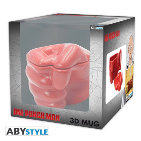Kopper ABYstyle Anime 3D Kop 350ml m/Låg - One Punch Man - Saitama Fist VZMYG567
