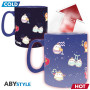 ABYstyle Heat Change Anime Kop 460ml m/Håndtag - Molang - Nyd din kaffe og te i det farveskiftende anime krus med Molang! Den fluffy kanin er simpelthen den perfekte nuser gave til en fan, du har kær ~(　・ω・)⊃