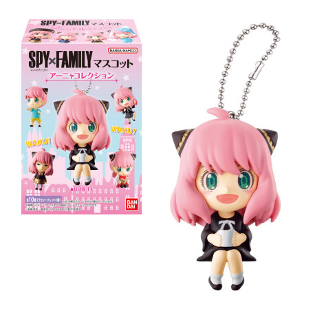 Bandai Namco Gashapon Spy x Family Anya Figur m/Tyggegummi - Få en ven med hjem i form af disse søde Anya Forger figurer fra Bandai Namco! Ligesom gashapon er det muligt at få op til flere forskellige versioner ✧◝(⁰▿⁰)◜✧