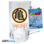 ABYstyle Anime Øl Glas 500ml m/Håndtag - Dragon Ball Z - Krus til øl og andet mundgodt med logo og Kame-symbol fra Dragon Ball!Perfekt til en hjemme-izakaya aften eller til en fan, du har kær ( o˘◡˘o)┌iii┐