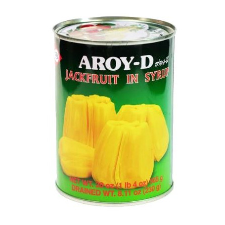 Aroy-D Jackfruit i Sirup - Moden jackfrugt i lage. Perfekt som køderstatning i det vegetariske og veganske køkken.