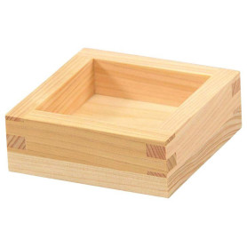 Sake udstyr Masu Sake Kop Hinoki Halv Størrelse 90ml VG56163