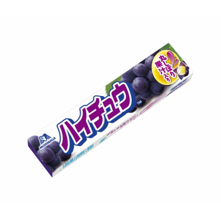 Hi-Chew Grape 55g - Hi-Chew tyggekarameller med frisk smag af røde druer. En lækker, japansk slikklassiker :D