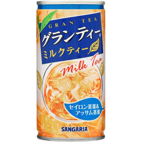 Sangaria Grand Milk Tea 190ml - En ægte japansk klassiker! Grand Milk Tea fra Sangaria er med sin milde og behagelig tesmag ikke til at komme uden om i Japan!