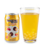 Rico Passion Fruit Green Tea Litchi Popping Boba 340ml - Fantastisk Bubble Tea med smag af passionsfrugt og grøn te med forfriskende, frugtige, poppende boba perler med litchi - færdigblandet og klar til at drikke!