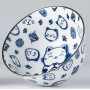 Japansk Keramik Skål 13cm Maneki Neko - Håndlavet keramik fra Japan af udsøgt kvalitet. 1 stk. skål i nuttet kattedesign frembragt af lokalt værksted i Gifu med en lang håndværkstradition.