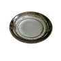 Japansk Keramik Skål 28,5cm Black Pearl Sakasama - Håndlavet keramik fra Japan af udsøgt kvalitet. En eksklusiv omvendt udgave med Black Pearl seriens smukke glaze på ydersiden, formet og glaseret i Gifu.