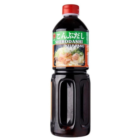 Hinode Shiro Dashi 1L - Koncentreret shirodashi, der bruges som dejlig umamifyldt base til nudelretter, takikomi gohan, hot pot m.fl. og som smagsgiver i det japanske køkken generelt.