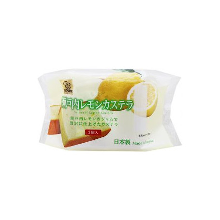 Sakura Seika Setouchi Lemon Castella Kage - En aromatisk, blød castella kage med smag fra de søde, japanske citroner fra Setouchi-regionen, der er kendt for sit smukke ø-fyldte landskab ˶ˆ꒳ˆ˵ 