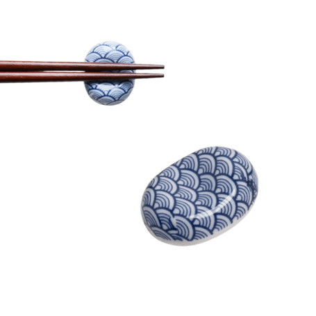 Spisepindeholder Japanske Mønstre 1 stk. - Flere Designs - Flotte holdere til spisepinde med smukke, traditionelle japanske mønstre. Perfekt som gave til dem, der ønsker sig traditionelle spisepindeholdere.