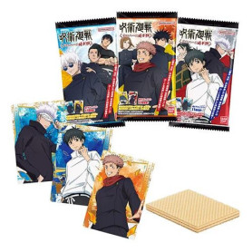 Slik Bandai Namco Jujutsu Kaisen Vanilje Vaffel m/Klistermærke RM16551