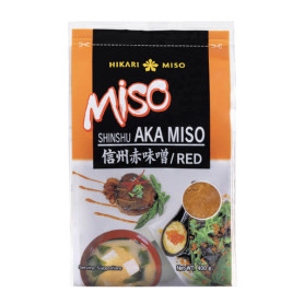 Miso STOP MADSPILD (BEDST FØR 31/08/26) - Hikari Shinshu Rød Miso 400g GA00090X