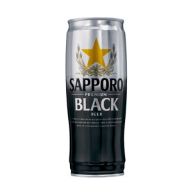 Øl STOP MADSPILD (BEDST FØR 21/10/25) - Sapporo Premium Black Can Øl 650ml ES03030
