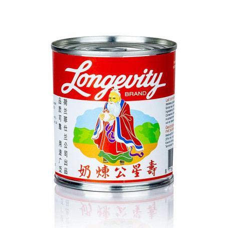 STOP MADSPILD (BEDST FØR 11/04/25) - Sød Kondenseret Mælk 397g - Longevity Sweetened Condensed Milk er fantastisk til alt fra bagværker, kaffe, drinks, karamel og meget mere.