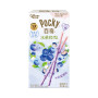 Pocky Milky Heartful Blueberry 45g - De velkendte sprøde Pocky kiksestænger med smag af blåbær - nu som en helt særlig hjerteformet pink kiks overtrukket med det skønneste lyseblå overtræk!