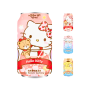 Sanrio Hello Kitty Original Ramune Sparkling Water - Læskedrik med klassisk ramune smag! Forfriskende let og sprudlende danskvand bragt til dig i den sødeste dåse med Sanrio's maskotter (*≧ω≦*)