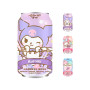 Sanrio My Melody Grape Ramune Sparkling Water - Læskedrik med ramune og druesmag! Forfriskende let og sprudlende danskvand bragt til dig i den sødeste dåse med Sanrio's maskotter (*≧ω≦*)