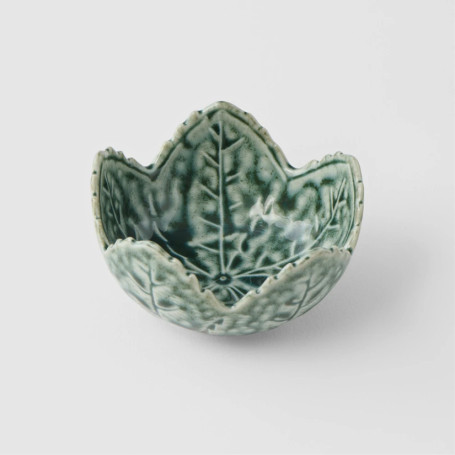 Japansk Keramik Tsukemono Skål 8cm Aoba - Håndlavet keramik fra Japan af udsøgt kvalitet. Lille serveringsskål til tsukemono, mentsuyu eller dressing frembragt af lokalt værksted i Gifu.