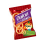 STOP MADSPILD (BEDST FØR 27/11/25) - Nongshim Hot & Spicy Chili Onion Rings Snack - Luftige hvedesnacks fra koreanske Nongshim med chili og velsmagende løgkrydderi. Super sprøde og fantastiske at dyppe i en lækker sauce!