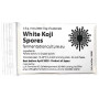 STOP MADSPILD (BEDST FØR 31/10/26) - White Koji Sporer 0,8g - Modsat mange andre Koji sporer, har denne stamme helt hvide sporer. Den bruges hovedsageligt til lys/hvid miso og Amazake.