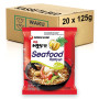 KASSETILBUD (BEDST FØR 17/07/25) - Nongshim Seafood Ramyun Instant Nudler - Koreanske instant nudler med masser af smag fra fisk og skaldyr samt chilipeber, der tilsammen skaber et både umamifyldt og mættende måltid.