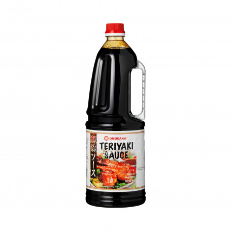 Omodaka Teriyaki Sauce 1,8l - Klassisk japansk teriyaki sauce der bruges til teriyaki grill retter, marinader, glaseringer, topping og meget mere. 