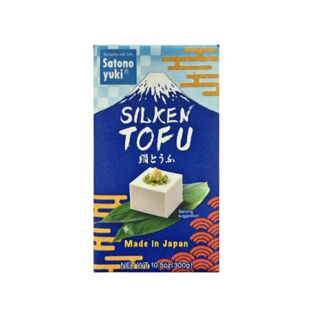 Satonoyuki Shiki Silken Tofu Firm 300g - Japansk silketofu fra Satonoyuki med en perfekt blød og cremet konsistens samt et højt indhold af sojabønner.