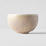 Japansk Keramik Skål 11cm Shirahama - Håndlavet keramik fra Japan af udsøgt kvalitet. Hvide og creme detaljer præger denne høje skål, formet og bearbejdet i Gifu.