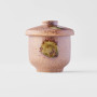 Japansk Keramik Chawan Mushi Kop 130ml Wabi Sabi - Elegant, japansk tekop af udsøgt kvalitet fra Gifu. Låget gør koppen velegnet til forretten chawanmushi med æg og dashi, som traditionelt dampes i en tekop.