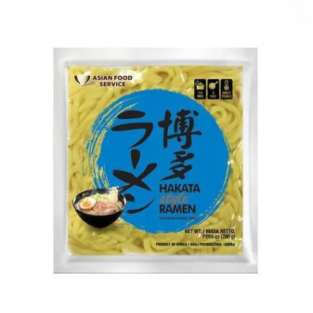 STOP MADSPILD (BEDST FØR 14/05/25) - Ramen Nudler Friske 200g - Lækre, bløde og friske Ramen nudler. Nudlerne skal blot varmes i kogende vand, eller direkte i din Ramen suppe!