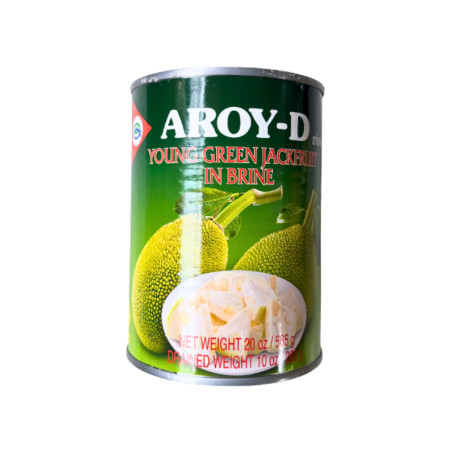 Aroy-D Ung Jackfruit i Saltlage - Ung jackfrugt i lage med en fastere konsistens end 'moden' jackfruit. Perfekt som køderstatning i det vegetariske og veganske køkken.