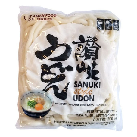 STOP MADSPILD (BEDST FØR 04/01/26) - Udon Nudler Friske 200g - Tykke Udon hvedenudler der bruges i mange japanske nudelretter. Kan bruges både i Udon nudelsuppe eller i stegte retter som Yaki Udon.