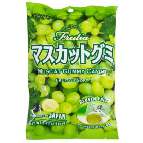Slik & snacks STOP MADSPILD (BEDST FØR 17/09/25) - Kasugai Frutia Gummy Muscat Grape RL03135