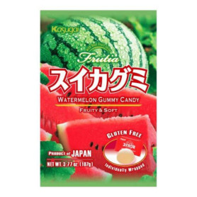 Slik & snacks STOP MADSPILD (BEDST FØR 28/11/25) - Kasugai Frutia Gummy Watermelon RL03147